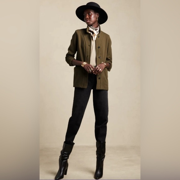 Banana Republic Factory Jackets & Blazers - Banana Republic Twill Chore Button Up Jacket M